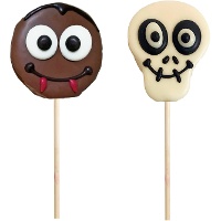 Halloween lolly van 30 gr met chocolade - 1 stuk