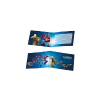 Uitnodigingen van Transformers - 6 stuks