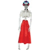 Klassieke catrina skelet hanger van 40 cm