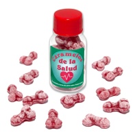 Gezondheidssnoepjes in de vorm van een penis - 25 gr