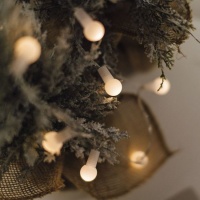 Slinger met lampvormige lichten met 10 leds - 1,20 m