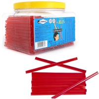 Aardbeiengelei staafjes van 10 cm - 200 stuks