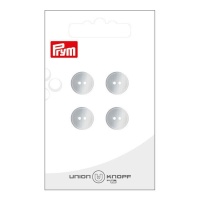 Grijze en witte knoppen van 1,2 cm - Prym - 4 stuks