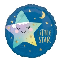 Ronde Little Star ballon van 43 cm - Anagram