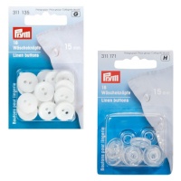 Wasbare knopen van 1,5 cm - Prym - 18 stuks