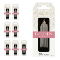 Modistennaalden Milliners nr. 3, 5, 6, 7, 8, 9, 3-9 of 3-12 - Bohin - 15 stuks