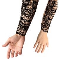 Tijdelijke tatoeage van Moordende Pompoen