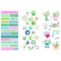 Stickers met de boodschap 'Life is simple' - 3 vellen