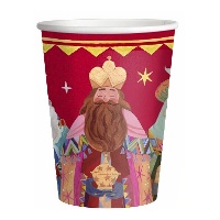 Vintage Drie Koningen bekers van 270 ml - 6 Stuks