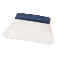 Flexibele roestvrijstalen schraper van 19 x 14,5 cm - Dekora