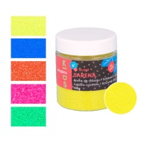 Neon kleurenzand 100 gr - 1 eenheid