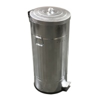 Gegalvaniseerde Prullenbak 30 L