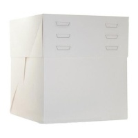 30 x 30 x 20 cm in hoogte verstelbare taartdoos