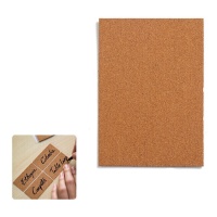 Kurken stickers van 30 x 21,5 x 4 cm - 1 vel
