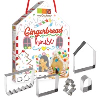 Uitsteekvormen voor peperkoekhuisje - Scrapcooking - 5 stuks