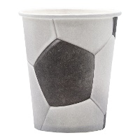 Klassieke Voetbal Bal Glazen - 6 stuks