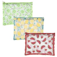 Toilettas met Fruit van 28 x 21 cm plat - 1 stuk