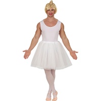 Wit balletdanskostuum voor mannen