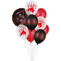 Happy Halloween boeket met dood - 9 stuks
