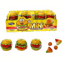 Mini hamburgergummies 10 g - 20 stuks