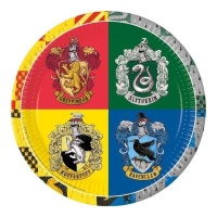 Harry Potter Hogwarts Huizen borden van 23 cm - 8 stuks