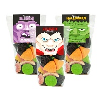 Zakje met gemengd Happy Halloween snoep van 130 gr - 1 stuk