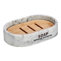 Marmeren zeephouder Soap 12,5 x 8,5 cm