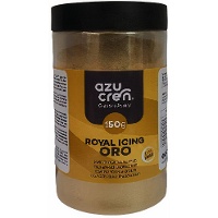 Royal Icing in poedervorm goudkleurig 150 gr - Azucren