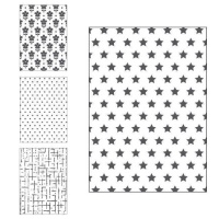 2D Push Emboss Map van 12,7 x 17,8 cm - Misskuty