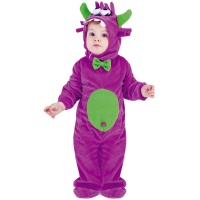 Lila Monsterkostuum voor baby's