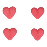 Rode suikerhartjes - FunCakes - 336 stuks