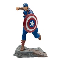 Taarttopper van Captain America 12,5 x 5,5 cm - 1 stuk