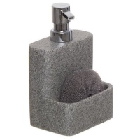 Zeepdispenser met grijze spons