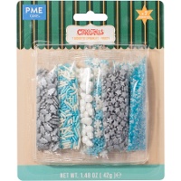 Kit van assorti sprinkles 7 soorten - PME - 42 gr