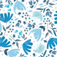 Katoenen Poplin Stof Spring arrival Aqua - Katia