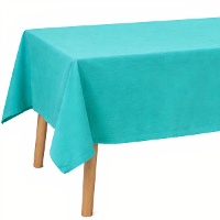 Kunststof tafelkleed met textiellook - 1,80 x 1,20 m