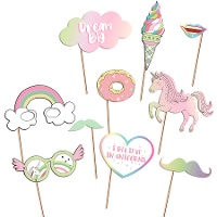 Unicornios Droom Photocall Kit - 10 Stuks