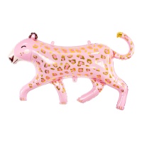 Luipaardvormige folieballon 1,03 x 0,63 m - PartyDeco