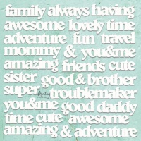 Die cuts set Titels - Mintay Papers