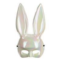 Iridiserend konijnenmasker