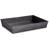 Rechthoekige Bakvorm van Staal 36 x 24 x 6 cm