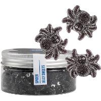 Zwarte gummispinnen 142 g - PME