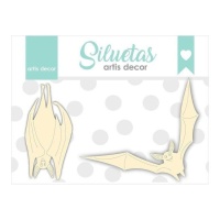Vleermuizen Chipboard - Artis decor - 2 stuks