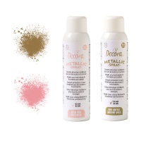 Eetbare kleurspray met metallic effect 150 ml - Decora