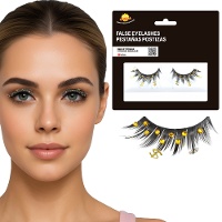 Valse wimpers met dollarteken