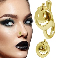 Neuspiercing van een pompoen