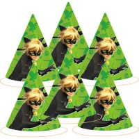 Cat Noir Hoeden - 6 stuks