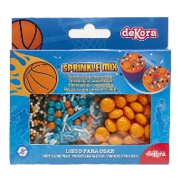 Sprinkle-mix kit basketbal 70 g - Dekora