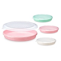 Hermetsiche tupper voor omelet, assorti - 1 stuk
