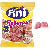 Aardbeienkussen gevuld met suikerlaag - Fini - 1 kg